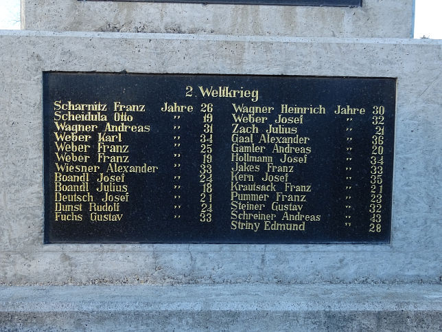 Eltendorf, Kriegerdenkmal