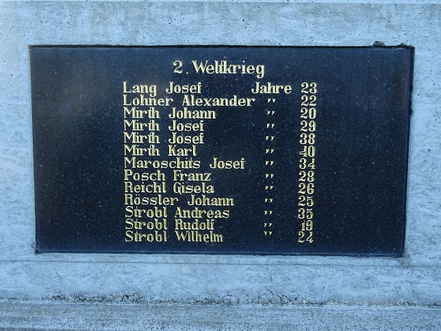 Eltendorf, Kriegerdenkmal