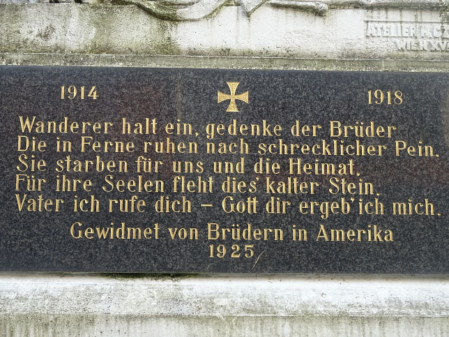 Gaas, Kriegerdenkmal