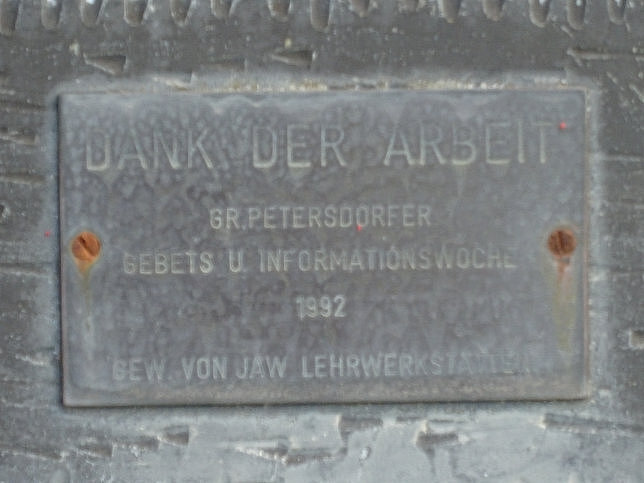Gropetersdorf, Kreuz