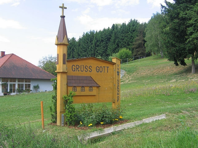Inzenhof, inzenhof_tafel_gruess_gott06