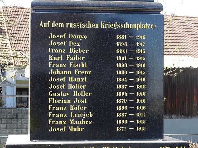 Königsdorf, Kriegerdenkmal