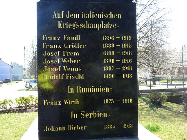 Königsdorf, Kriegerdenkmal