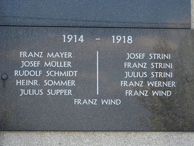 Krobotek, Kriegerdenkmal