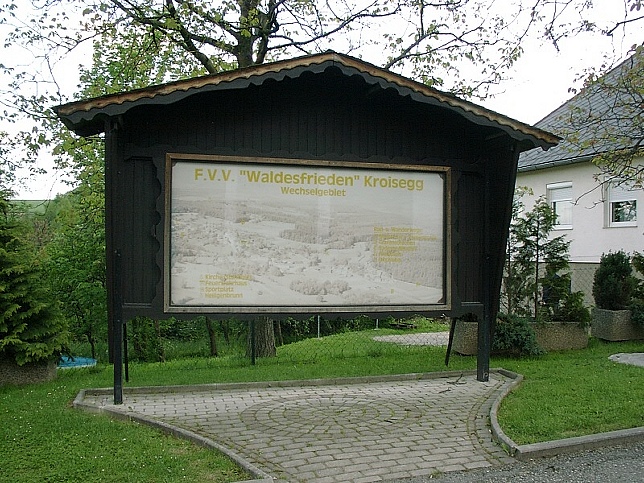 Kroisegg, Infotafel