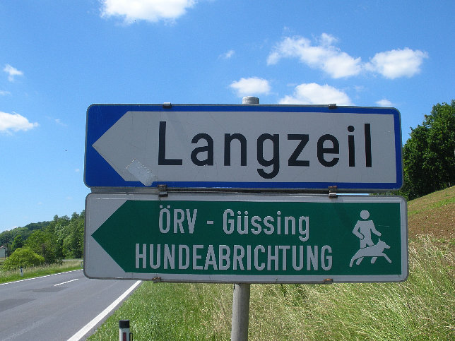 Langzeil, Wegweiser