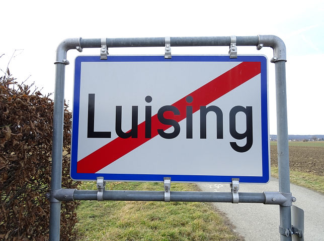 Luising, Ortstafel