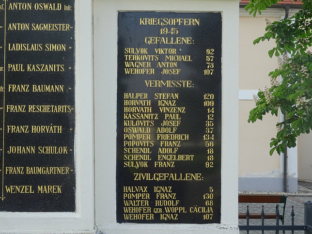Mischendorf, Kriegerdenkmal