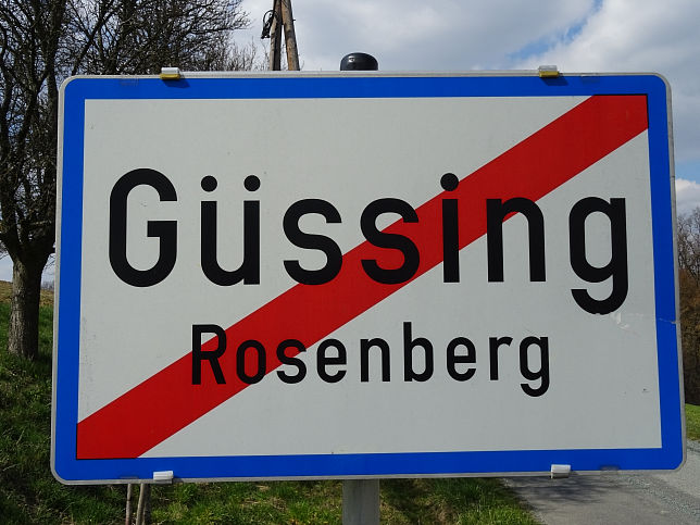 Rosenberg, Ortstafel