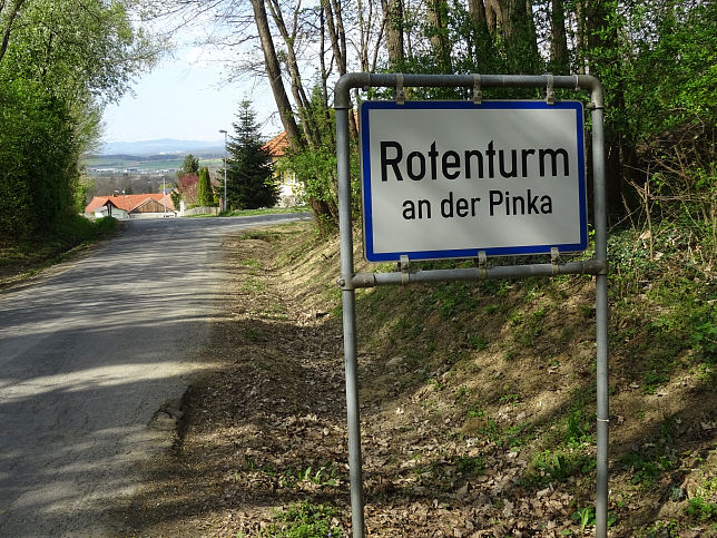 Rotenturm, Ortstafel