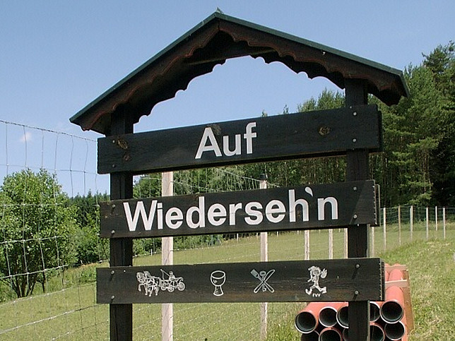 Schreibersdorf, Auf Wiedersehen