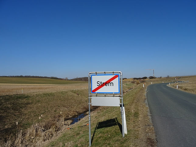 Strem, Ortstafel-Ende