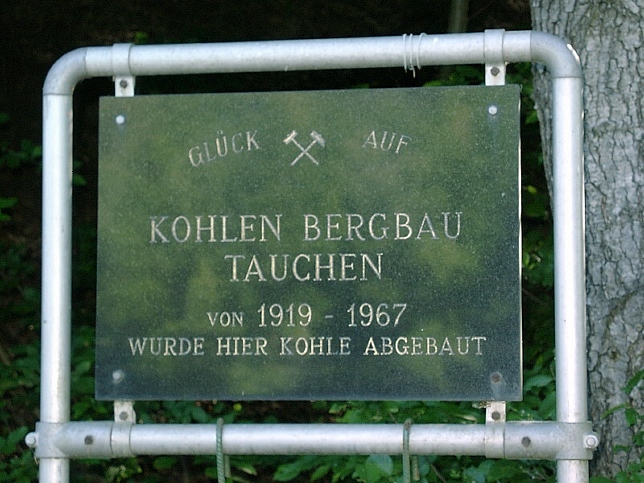 Tauchen, Kohlenbergbau