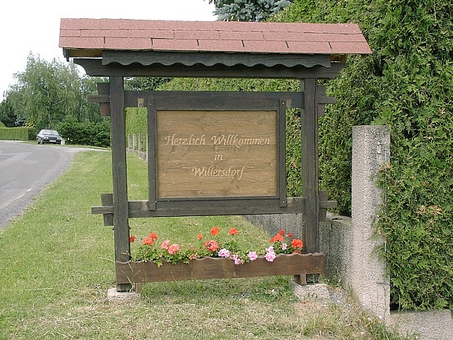 Willersdorf, Willkommen