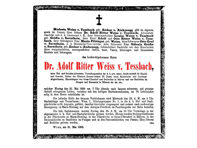 Adolf Weiss von Tessbach