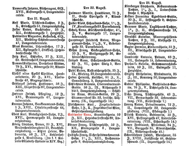 Anna Endlweber  22.08.1895