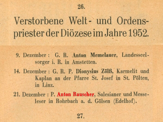 Pater Anton Rauscher
