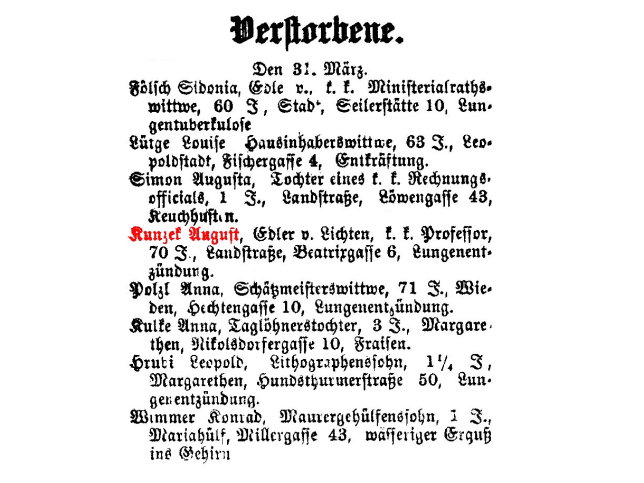 August Kunzek von Lichton