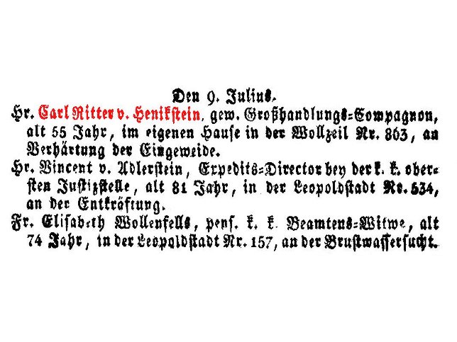 Carl Ritter von Henikstein