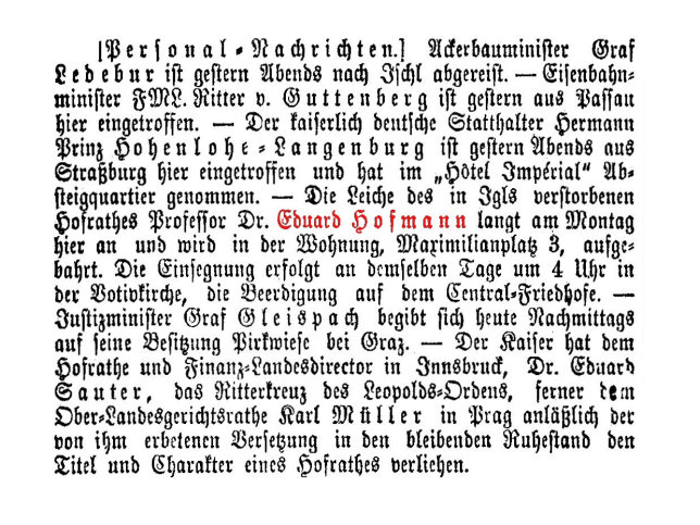 Eduard von Hofmann