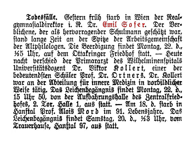 Emil Franz Sofer