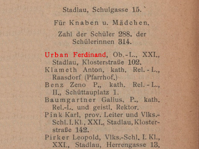 Ferdinand Urban