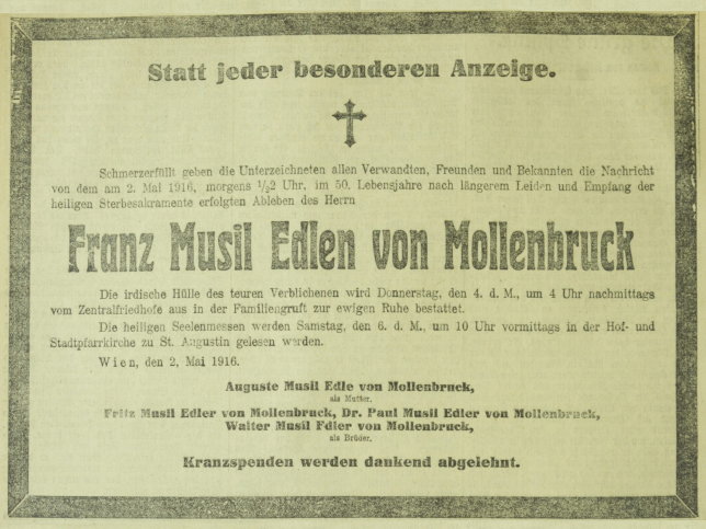 Franz Musil Edler von Mollenbruck