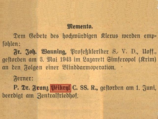 Ruhesttte der Redemptoristen