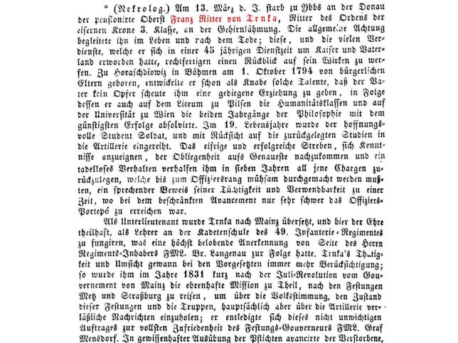 Franz Ritter von Trnka