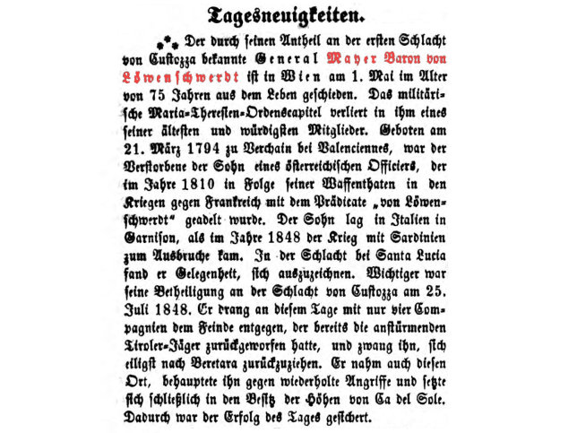 Franz Xaver Josef Mayer von Lwenschwerdt