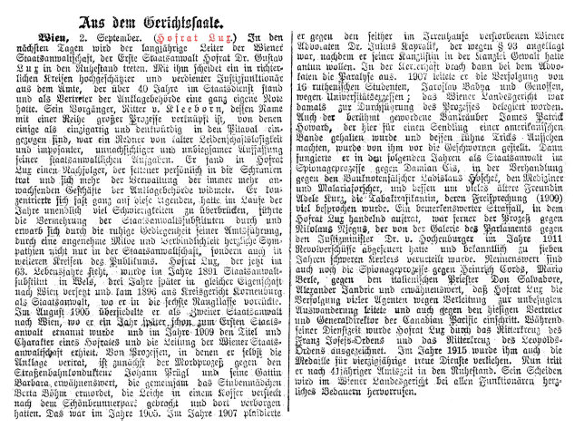 Gustav Lux Edler von Treurecht
