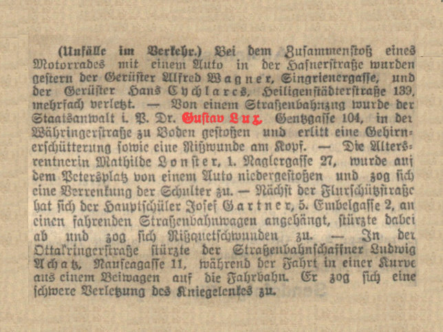 Gustav Lux Edler von Treurecht