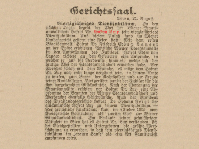 Gustav Lux Edler von Treurecht