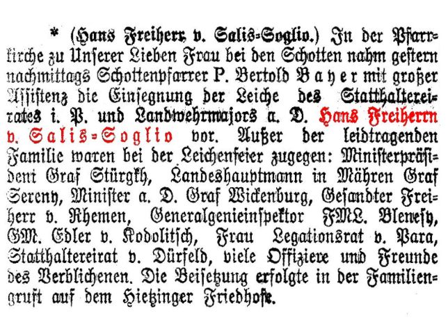 Johann (Hans) Freiherr von Salis-Soglio