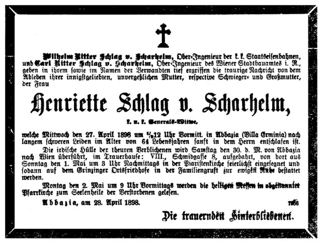 Henriette Schlag von Scharhelm