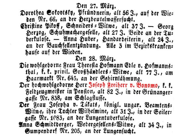 Josef Freiherr von Bonomo