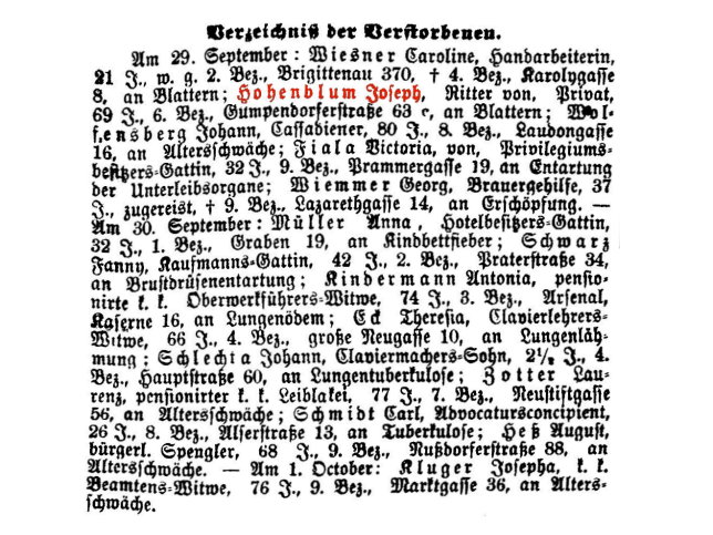 Josef Simic Reichsritter von Hohenblum