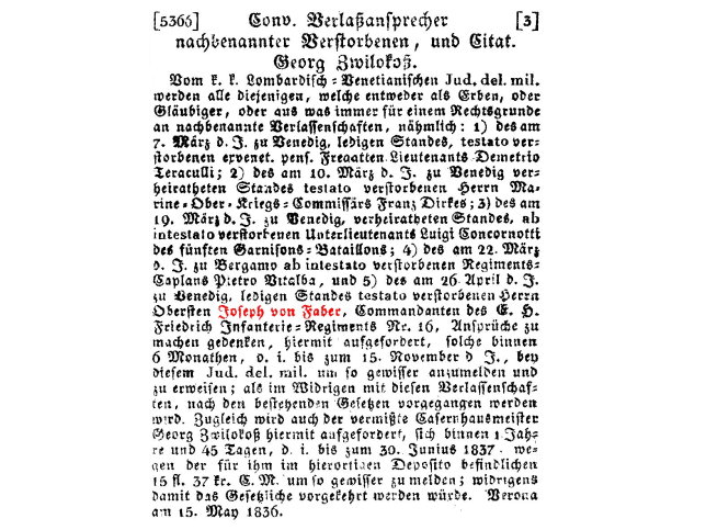 Joseph von Faber