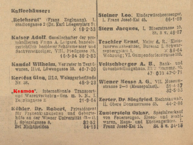 Kosmos-Halle