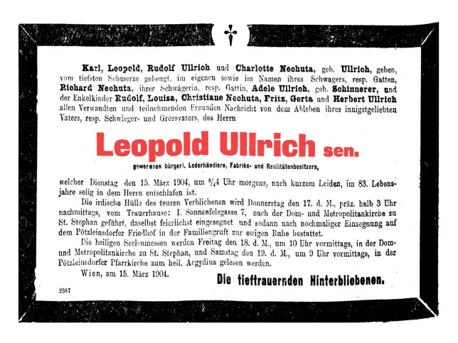 Leopold Ullrich sen.
