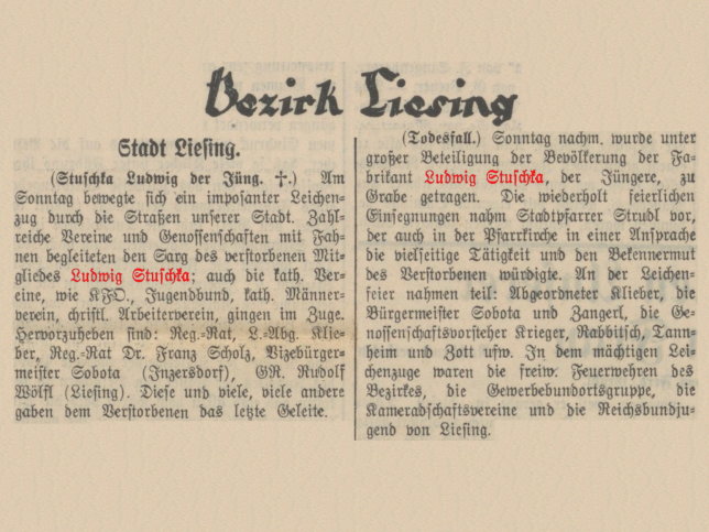 Ludwig Stuschka, der Jngere