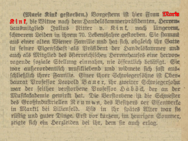 Marie von Kink