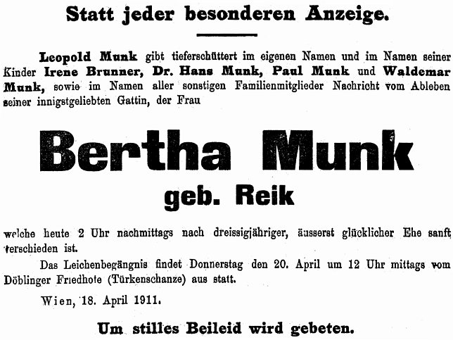 Bertha Munk