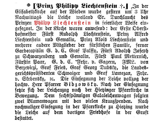 Prinz Philipp Liechtenstein