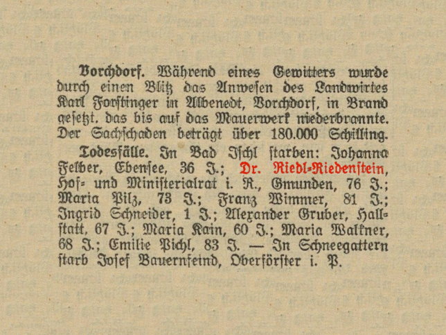 Victor Riedl von Riedenstein