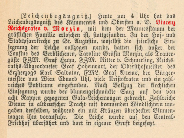 Vinzenz von Morzin