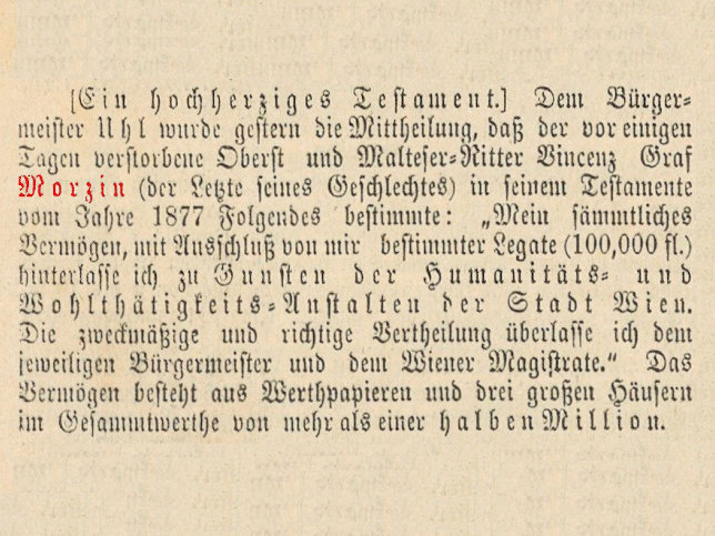 Vinzenz von Morzin