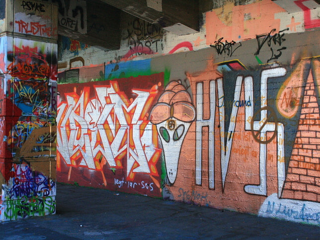 Donaukanal, Graffiti