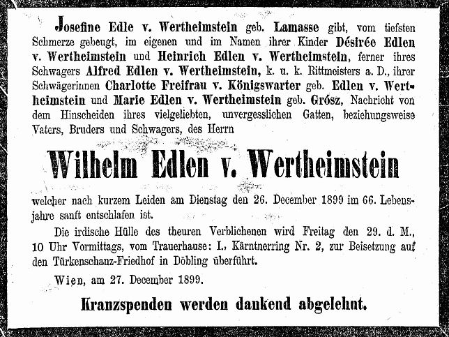 Wilhelm von Wertheimstein