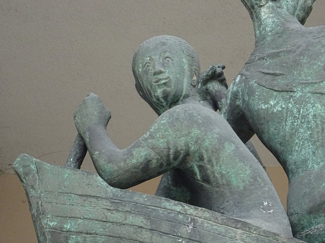 Der Salzschiffer im Boot